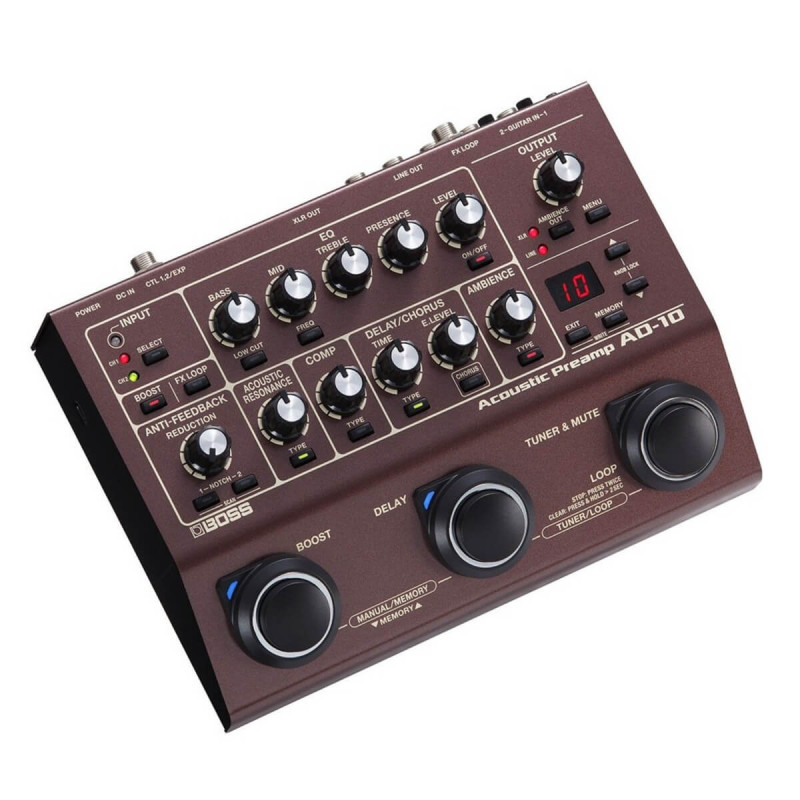 Boss AD-10 | Acoustic Guitar Preamp Pedal